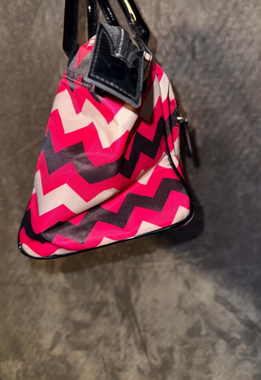 Caboodles Chevron Print Cosmetic Travel Tote Bag - Picture 9 of 10